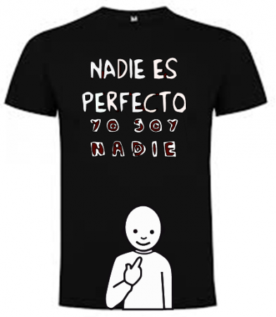 MODELO: NADIE ES PERFECTO (NEGRO)